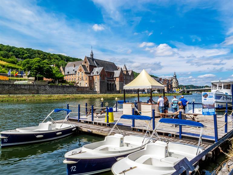 Bootstour auf der Maas in Dinant
