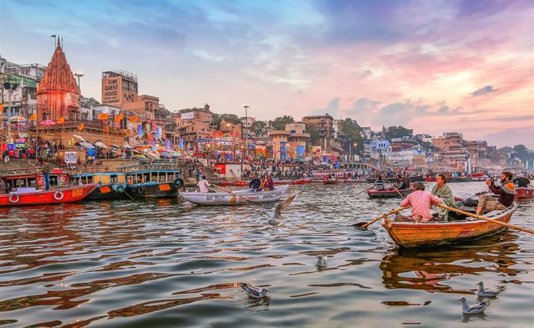 Boote auf dem Ganges