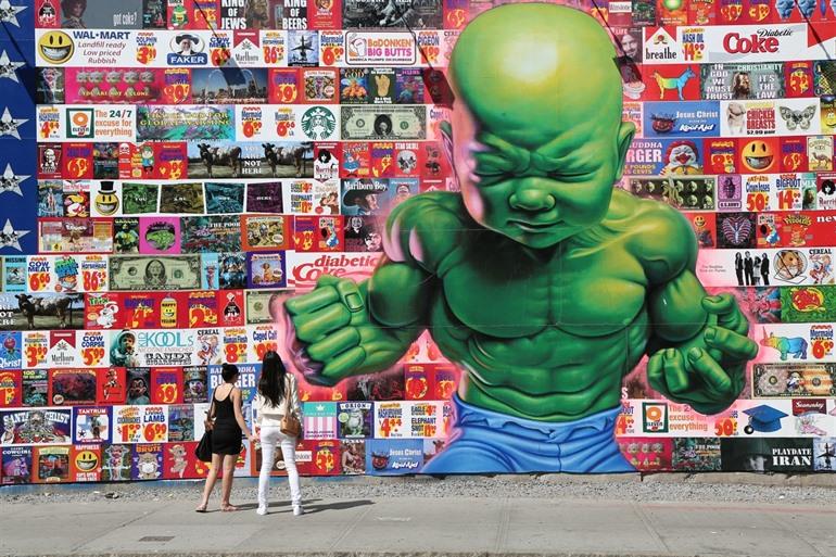 Bowery Wall Wandbild New York