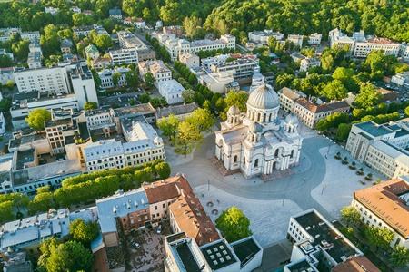 Besuchen Sie das Kulturzentrum von Kaunas, Litauen.