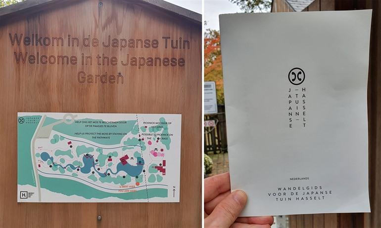 Broschüre Japanischer Garten Hasselt