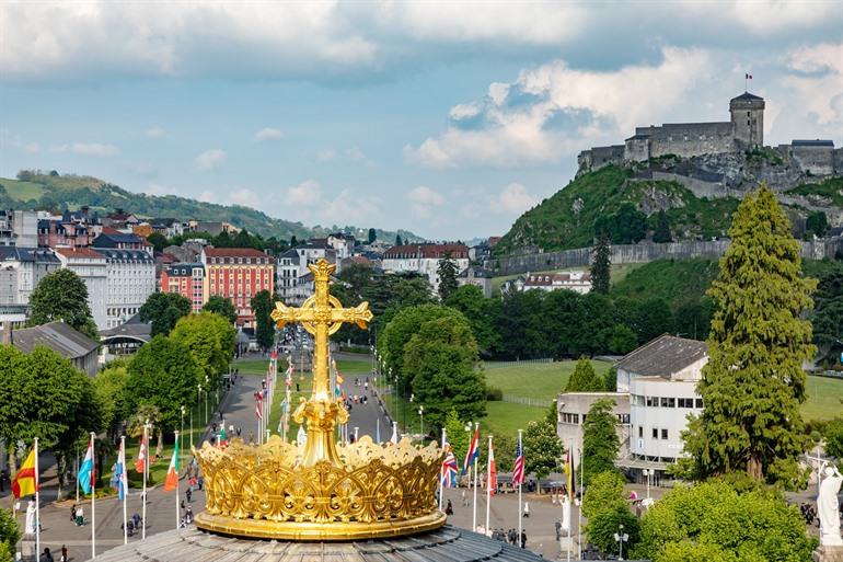 Burg mit dem Musée Pyrénées in Lourdes