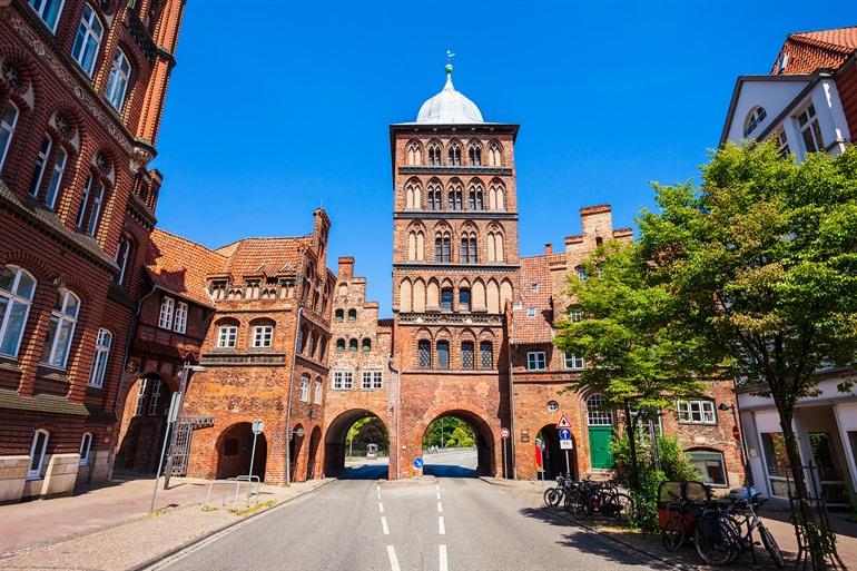 Burgtor in Lübeck, Deutschland