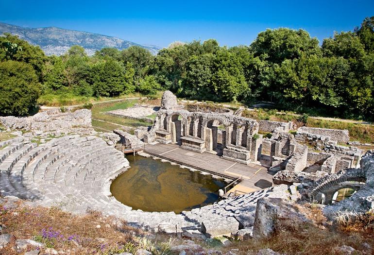 Butrint Amphitheater, Albanien
