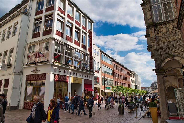 Café Niederegger, Shop und Museum über die Niederegger Marzipan, Lübeck, Deutschland