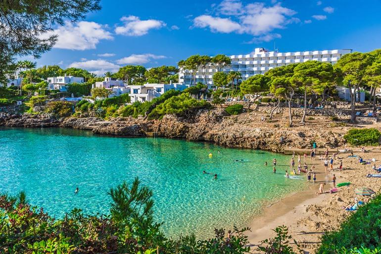 Cala Esmeralda bei Cala d'Or, Mallorca