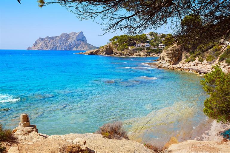 Cala Pinets bei Benissa, Costa Blanca