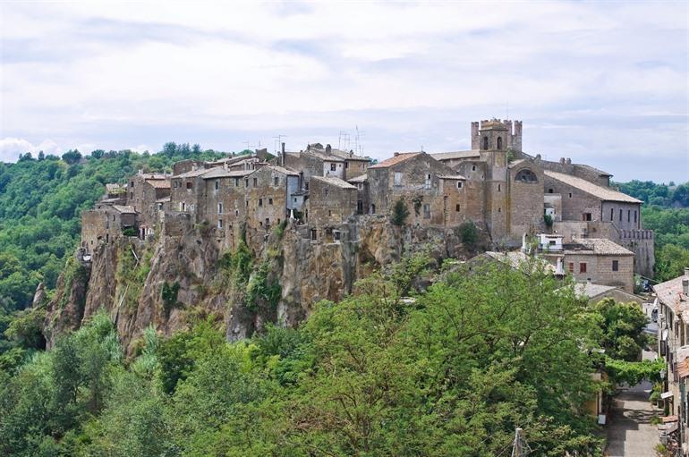 Calcata bei Rom, Italien