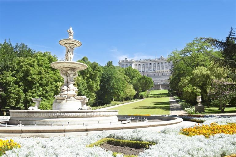 Campo del Moro Madrid, Königspalast