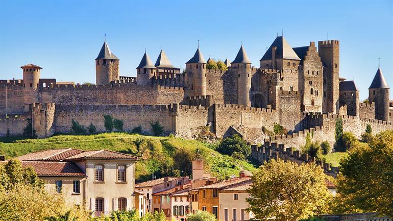 Stadtbild von Carcassonne