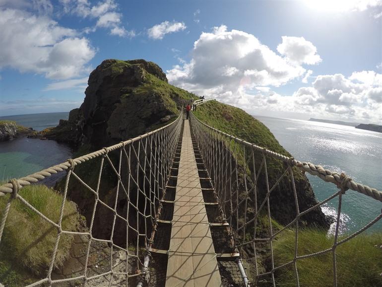 Carrick-a-Rede-Brücke in Nordirland