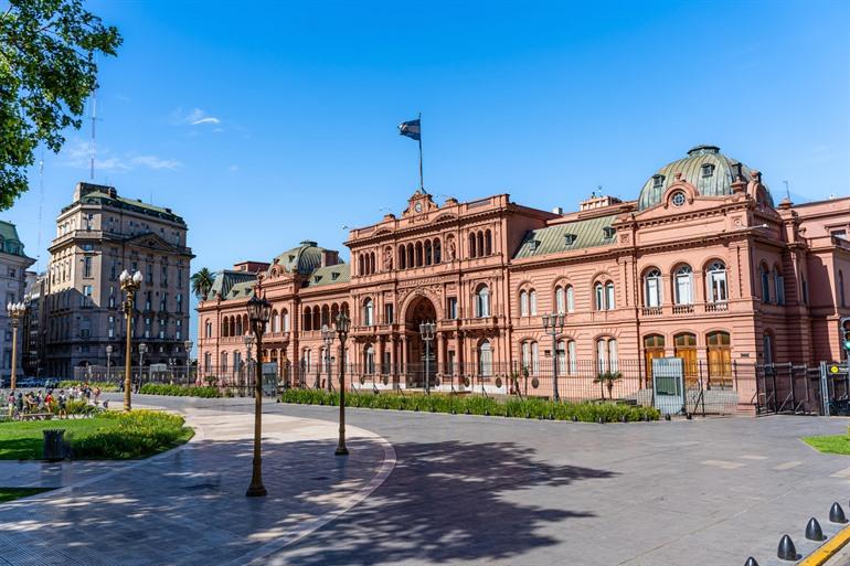 Casa Rosada auf der Plaza de Mayo
