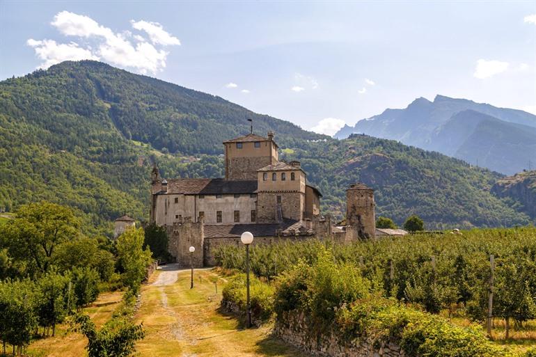 Das Castello Sarriod de La Tour in der Aostatal besichtigen