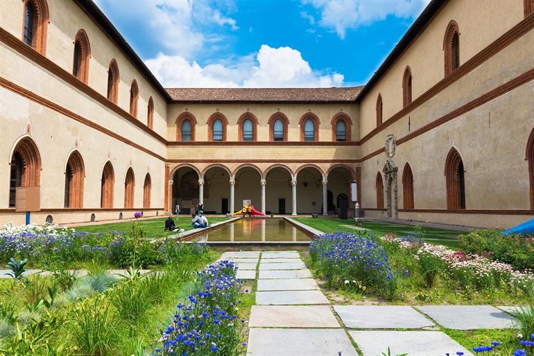 Castello Sforzesco, die Burg von Mailand