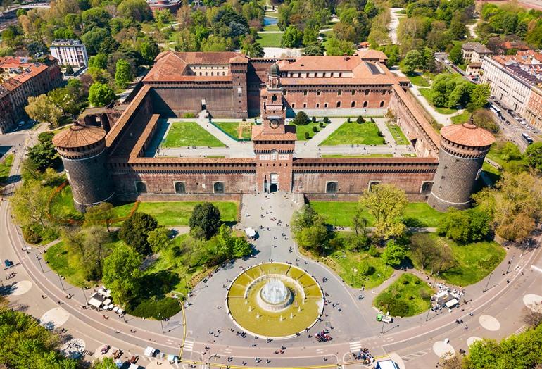Das Castello Sforzesco in Mailand besichtigen