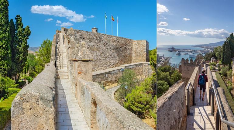 Gibralfaro-Festung in Málaga, Andalusien