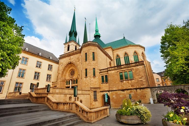 Kathedrale Notre-Dame-de-Luxembourg in Luxemburg-Stadt