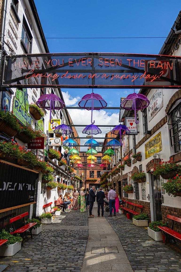Kathedral Quarter, lebendige Viertel in Belfast