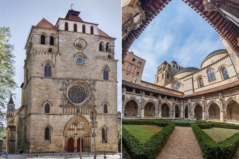 Besuch der Kathedrale Saint-Étienne in Cahors und des Klosters, Okzitanien