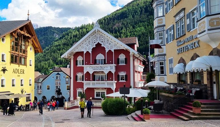 Zentrum von Ortisei Sankt Ulrich