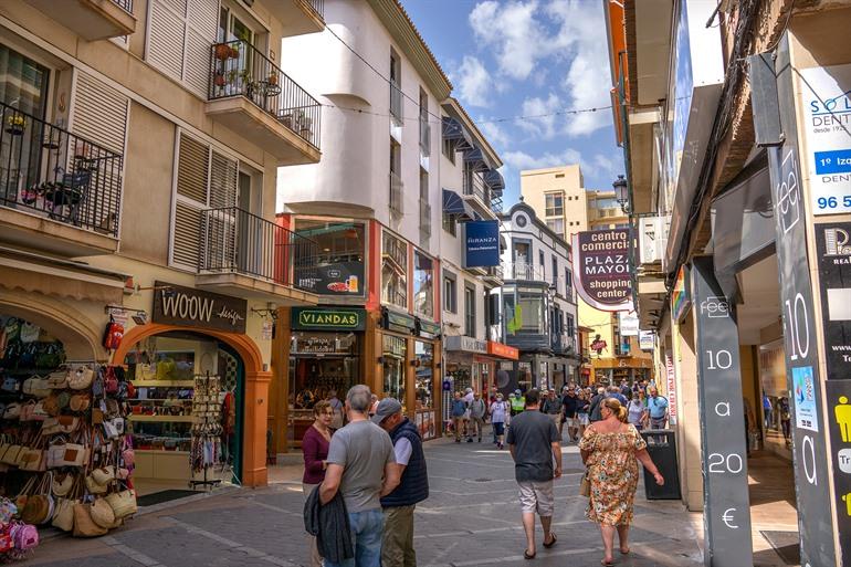 Zentrum von Benidorm