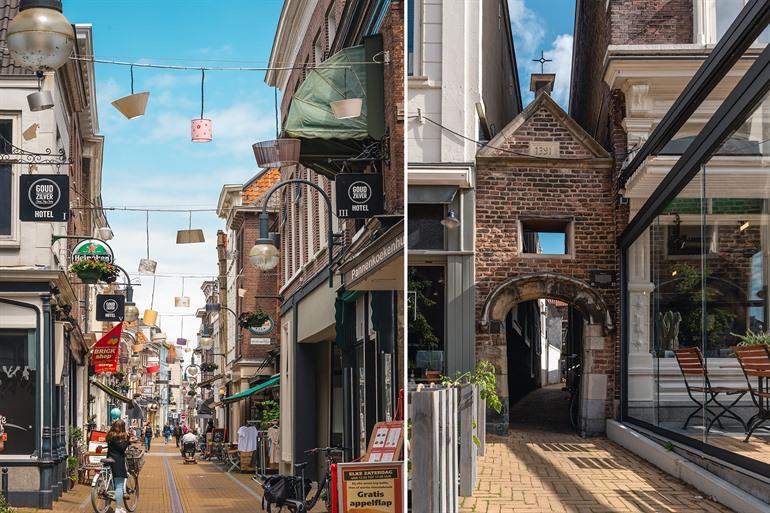 Zentrum von Gorinchem und das Hugo de Groot Tor, Südholland