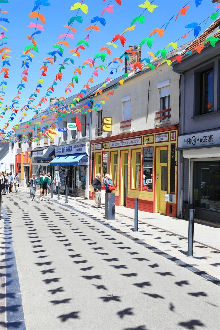 Zentrum von Le Crotoy
