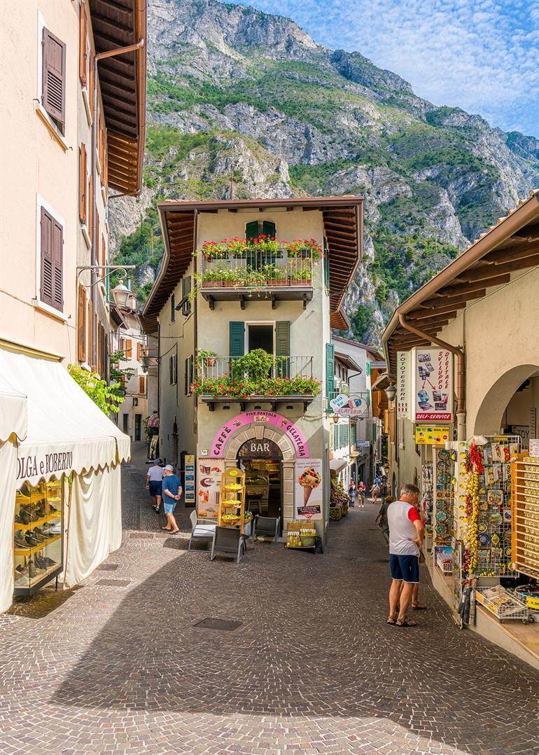 Zentrum von Limone sul Garda