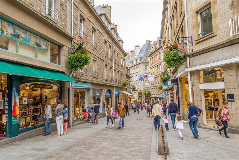 Zentrum von Saint-Malo, Bretagne
