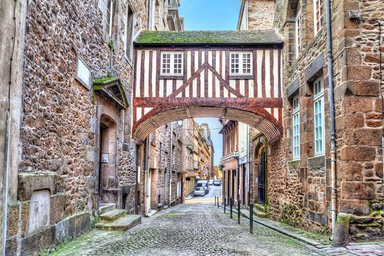 Zentrum von Saint-Malo, Bretagne