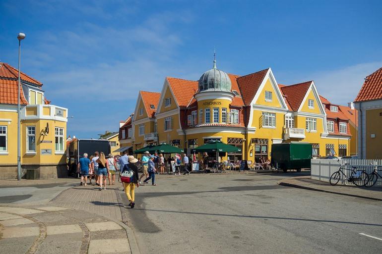 Zentrum von Skagen, Dänemark