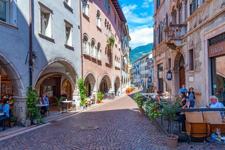 Zentrum von Trento, Norditalien