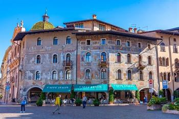 Zentrum von Trento, Norditalien