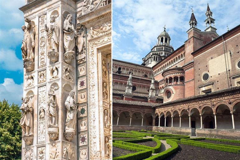 Besuch der Certosa di Pavia in Lombardei