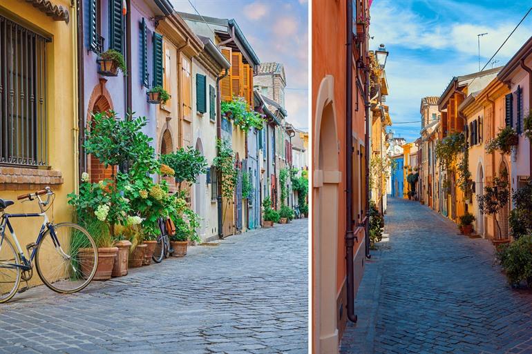 Charmantes Borgo San Giuliano in Rimini, Emilia-Romagna