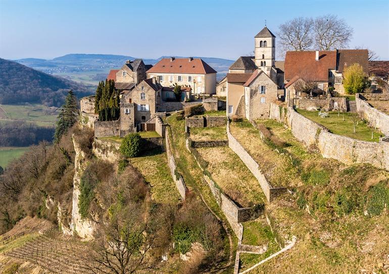 Château-Chalon besuchen, Jura