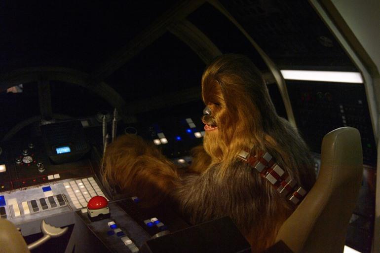 Chewbacca im Wachsfigurenkabinett Madame Tussauds in London