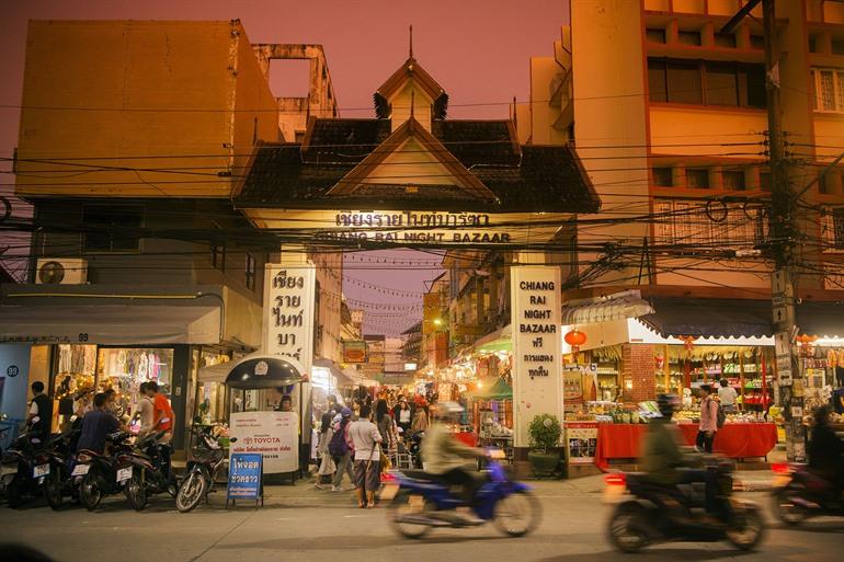 Chiang Rai Nachtmarkt, Thailand
