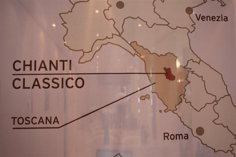 Chianti-Wein in der Toskana