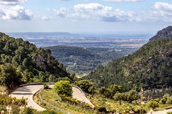 Coll de Sóller, eine der bekanntesten Fahrradbergungen auf Mallorca