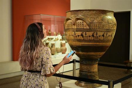 Sammlung im Nationalen Archäologischen Museum in Athen