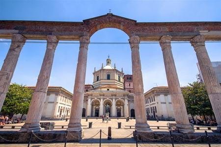 Besuch der San Lorenzo Säulen und der Basilika in Mailand