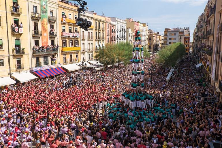 Castells-Wettbewerb in Tarragona