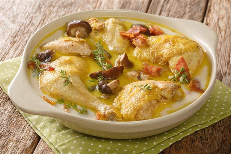 Coq au Riesling, Elsass