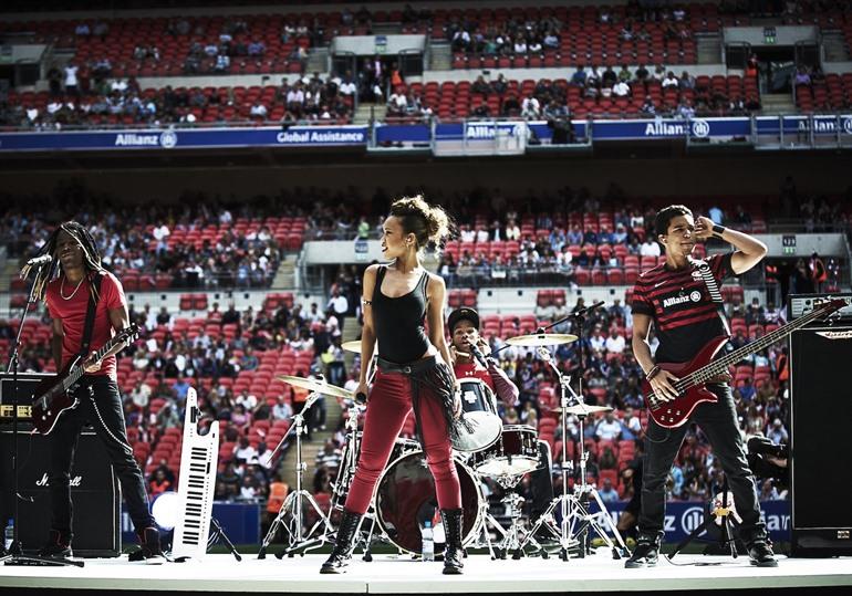 Cover-Drive-Auftritt in Wembley