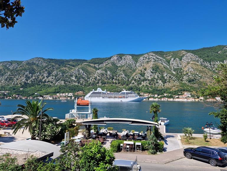 Kreuzfahrtschiffe in der Bucht von Kotor
