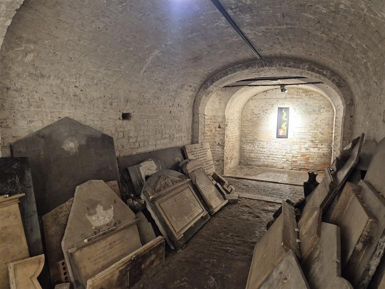 Crypt-Galerie in der St. Pancras Pfarrkirche