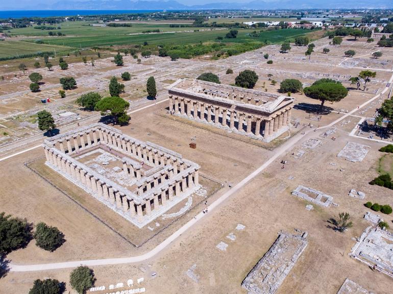 Die drei Tempel von Paestum