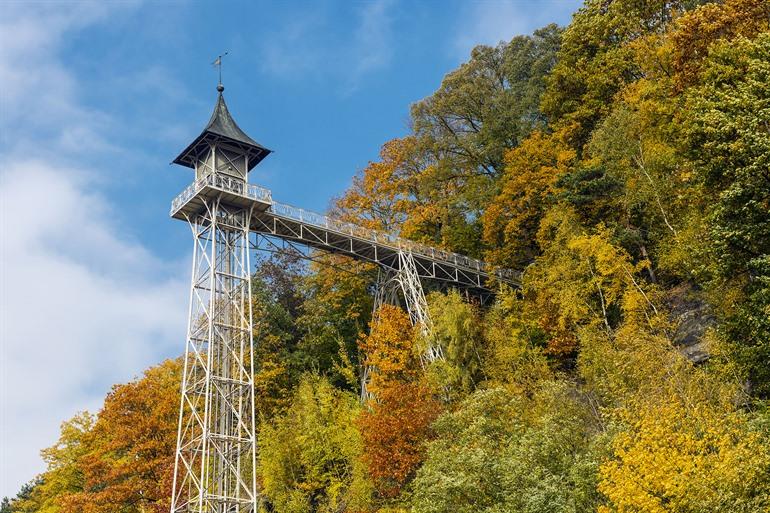 Die Bad Schandau Seilbahn, Sächsische Schweiz