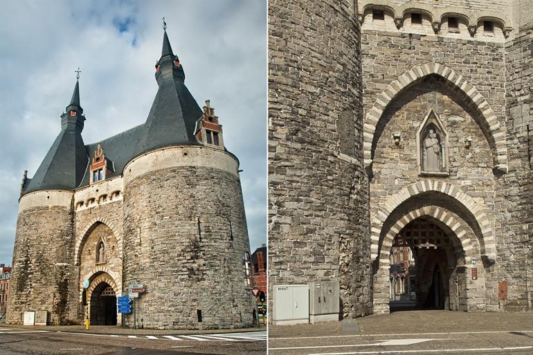 Das Brüsseler Tor in Mechelen